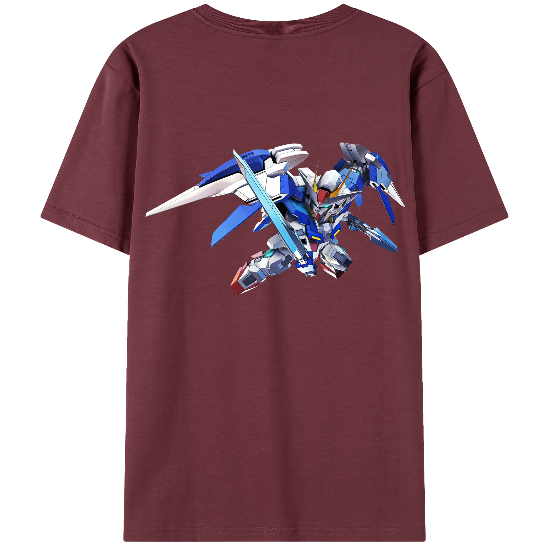 （画像用） 機動戦士ガンダム Mobile Suit Gundam 綿100％半袖Tシャツ（背面プリント）